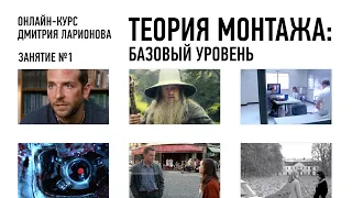 Теория монтажа: базовый уровень. Версия 2021 года.  Занятие №1. Дмитрий Ларионов