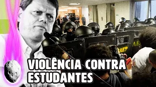 POLICIA VAI PARA CIMA DE ESTUDANTES DURANTE PROTESTO EM SP | Plantão