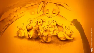Песочная анимация для детского центра «Хрустальная горка»