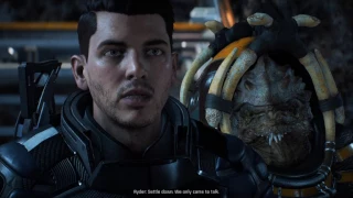 Mass Effect Andromeda Reyes Vidal romance with male Ryder part 3