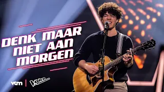 Robbe - 'Denk Maar Niet Aan Morgen' | The Blind Auditions | The Voice van Vlaanderen | VTM