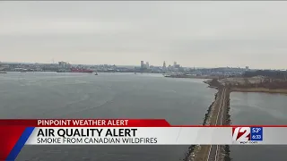 Air Quality Alert issued for Tuesday due to smoke from Canadian wildfires