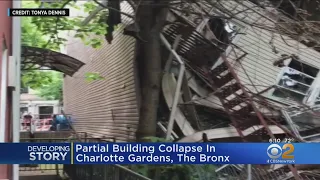 Building Collapses In The Bronx