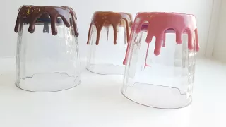 Шоколадные подтеки на торт🍫проще простого🍫Easy chocolate dripping
