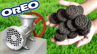 AMAZING EXPERIMENT Rio Biscuit Vs Meat Grinder  l Mr-Crack I