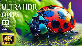 4K HDR 60fps Dolby Vision with Animal Sounds & Relaxing Music (Colorful Dynamic) #36