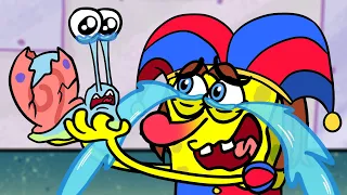 Spongebob Amazing Digital lost his Gary the Snail 😥 An Emotional Music Animation