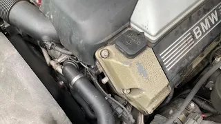 BMW M62TU timing chain guide early failure noise.