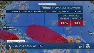 Tuesday afternoon tropics update (8/18/20)