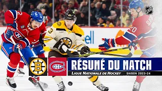 Bruins vs Canadiens 14/03 | Faits saillants