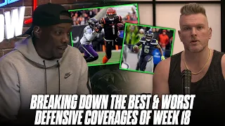 The Best And Worst Defensive Back Plays Of NFL Week 18 With Darius Butler | Pat McAfee Show