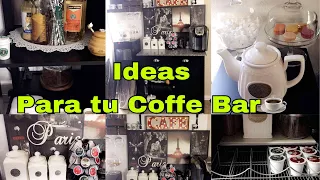 Tour por mi Coffe Bar /Ideas para Organizar tu Area del cafe/ Home Decor