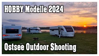 HOBBY Outdoorshooting Modelle 2024 | Wohnwagen | Wohnmobile | Kastenwagen & Beachy