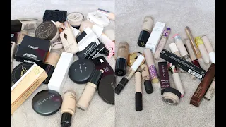 Foundation & Concealer Declutter | Getting Rid of Half | Makeup Declutter 2021