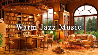 Jazz Relaxing Music ☕ Cozy Coffee Shop Ambience ~ Smooth Jazz Instrumental Music to Stress Relief