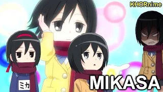 MIKASA IS TOO F&*KING KAWAII | Attack on Titan: Junior High | Funny Anime Moments