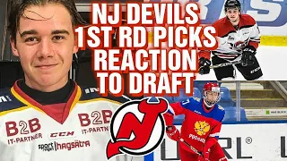 Reaction To the New Jersey Devils 1st Round Picks in 2020 Draft