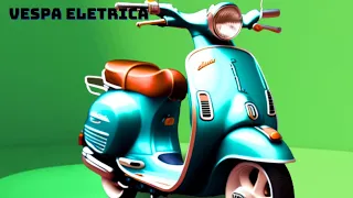 The new 2024 Vespa Elettrica is equipped with a fully digital TFT 4.3 instrument panel