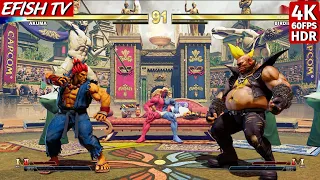 Akuma vs Birdie (Hardest AI) - Street Fighter V
