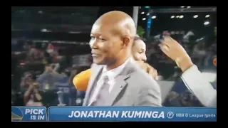Golden State Warriors Select Jonathan Kuminga 7th Pick