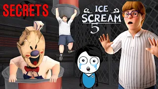 Top 5 SECRETS Of Ice Scream 5 Friends | Khaleel and Motu Gameplay