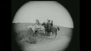 Helen Keller Riding Horses - Higher resolution - 1919 Footage