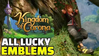 Kingdom Hearts 3 | ALL Lucky Emblems Location Guide | Kingdom Of Corona