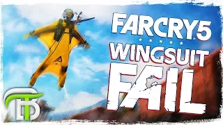 EPIC WINGSUIT FAIL (Far Cry 5 PS4 Pro Gameplay) #4 | OpTicBigTymeR
