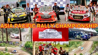 FIA APRC DANAU TOBA RALLY 2022. Persaingan ketat bang ijeck,rifat dan sean galael di tikungan “S”