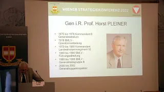 Strategiekonferenz 2022 / Vortrag von PLEINER