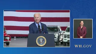 President Biden Delivers Remarks at the Ford Rouge Electric Vehicle Center