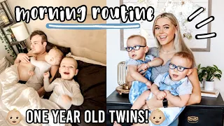 Morning Routine with ONE Year Old TWINS! Our Spring, Cozy, Family Routine