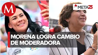 ¿Quién será la nueva moderadora en el segundo debate en Edomex?