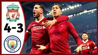 Liverpool vs Manchester city 4-3 | Premier League 2017-2018 | Extended Highlights & All Goals HD