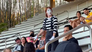 Megan The SeaWorld Mime Entertaining at SeaWorld Orlando