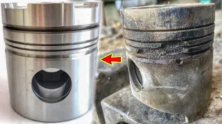 Rebuilding Old Truck Engine Piston | amazing Process |