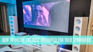 How to Decide the Right Subwoofer Crossover