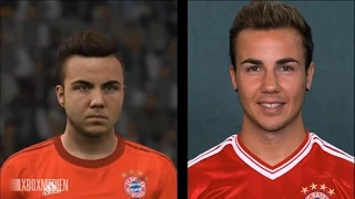 PES 2016 Player Faces Bayern München Real Life Comparison