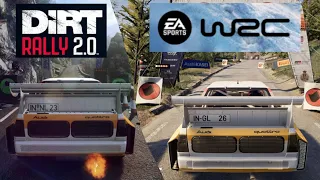 Up to 3rd gear FLAT OUT acceleration test | EA SPORTS WRC vs DIRT RALLY 2.0