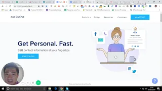 Lusha para LinkedIn // Descubra E-mail + Telefone + Dados de Redes Sociais dos Leads em Vendas B2B