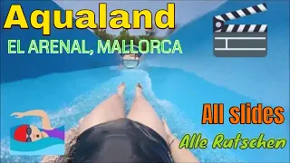 🌊 Aqualand - El Arenal, Mallorca (2019 Water Slides) HD💦