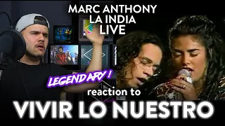 Marc Anthony & La India Reaction Vivir Lo Nuestro (CLASSIC SALSA!) | Dereck Reacts