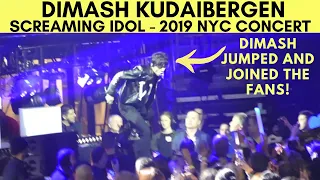 DIMASH Kudaibergen | SCREAMING IDOL | December 10, 2019 NYC CONCERT FANCAM #2 BY REACTIONS UNLIMITED