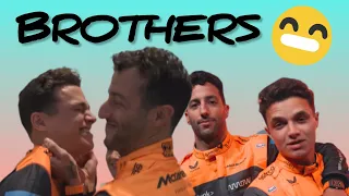 Lando Norris and Daniel Ricciardo Being Brothers - F1 2022 Season