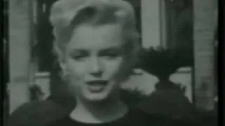 Marilyn Monroe comments on paying a traffic fine 1956 RARE