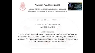 II Congresso Internacional da Academia Paulista de Direito 11a Sessão