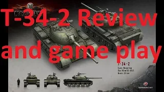 world of tanks, T-34-2 Review and game play