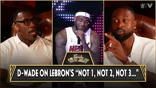 Dwyane Wade on LeBron James Saying "Not 1, Not 2, Not 3..." Championships in Miami | CLUB SHAY SHAY