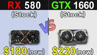 RX 580 Vs. GTX 1660 | 1080p and 1440p | New Games Benchmarks