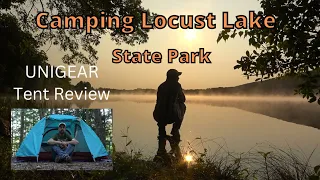 Camping Locust Lake State Park, PA ~ UNIGEAR Tent Review